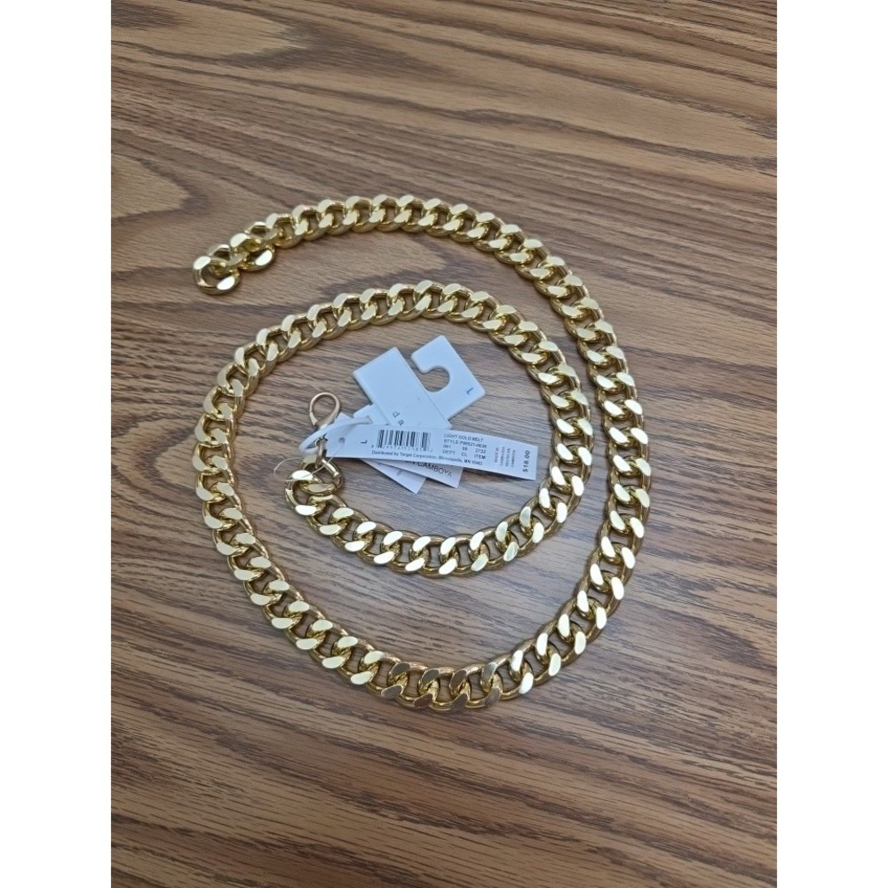 a new day Gold Tone Chain Belt - 32 Inches